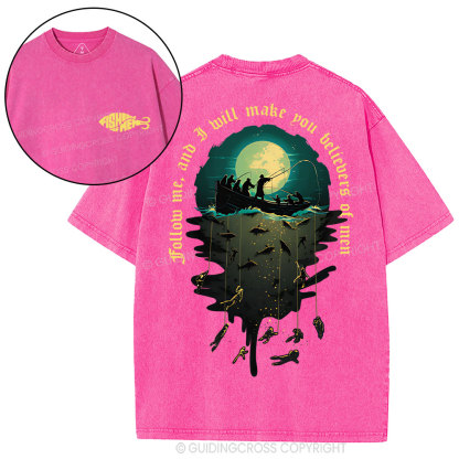 Fisher Of Man Christian Washed T-Shirt
