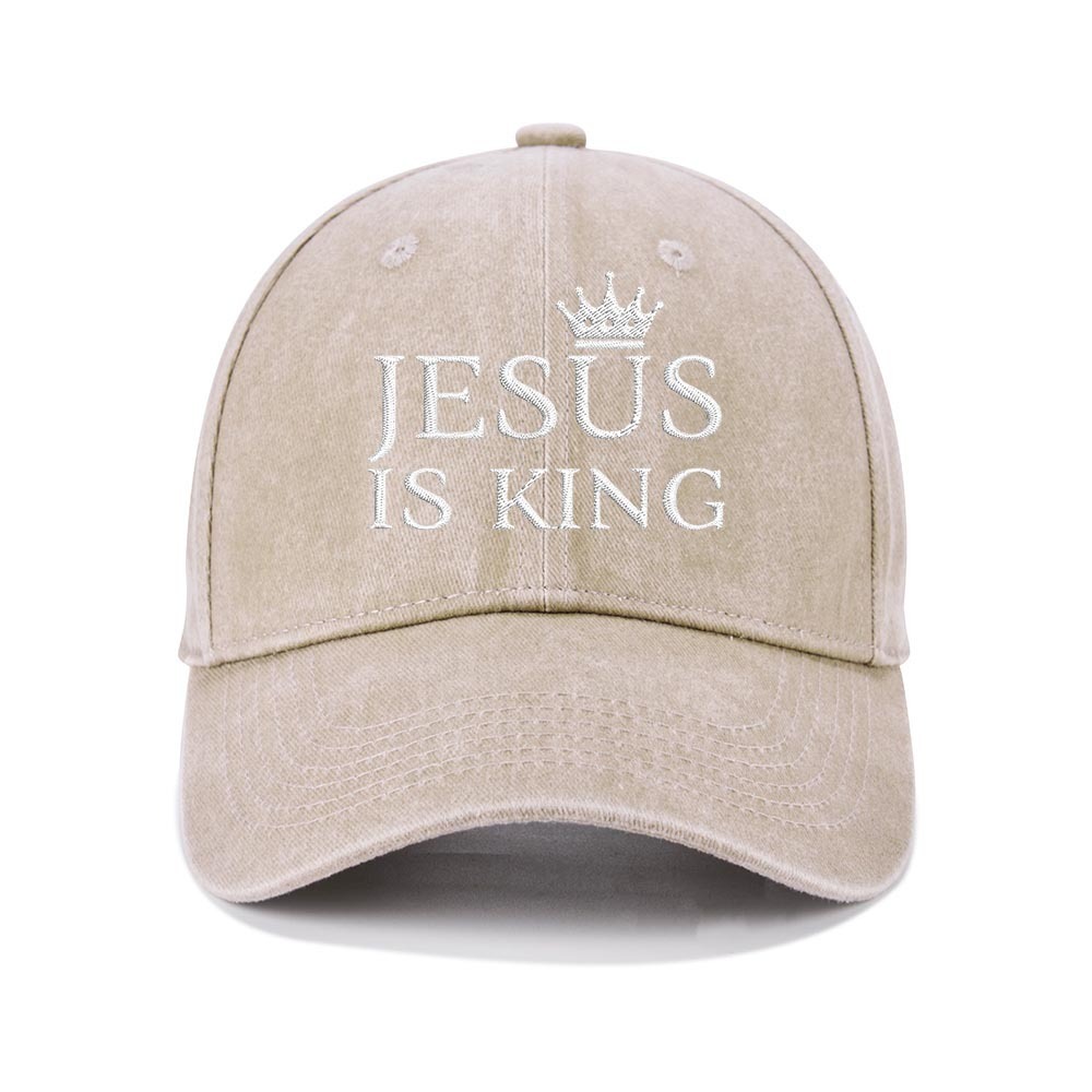 God Is Greater Christian Washed Hat