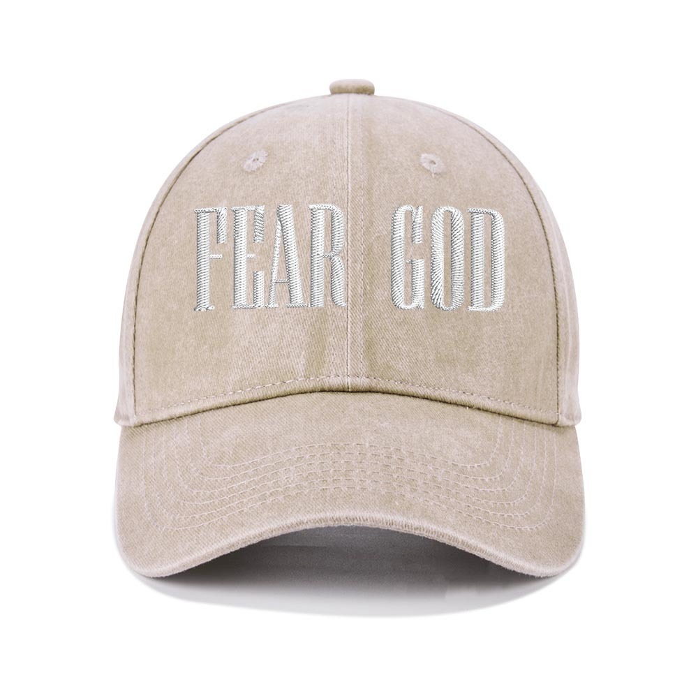 Fear God Christian Washed Hat