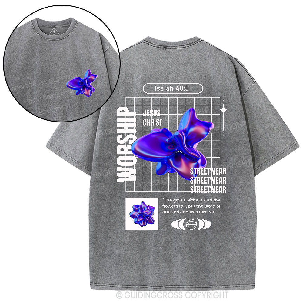 Worship Christian Washed T-Shirt