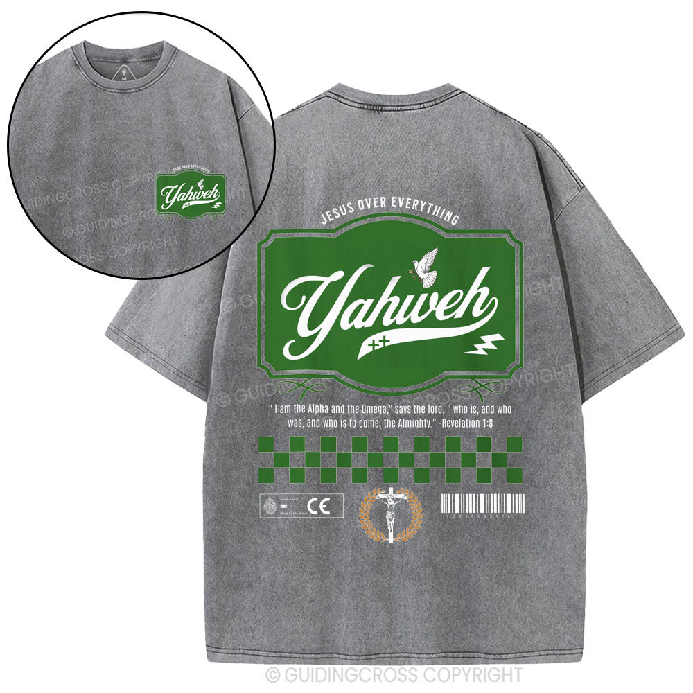 YAHWEH Christian Washed T-Shirt