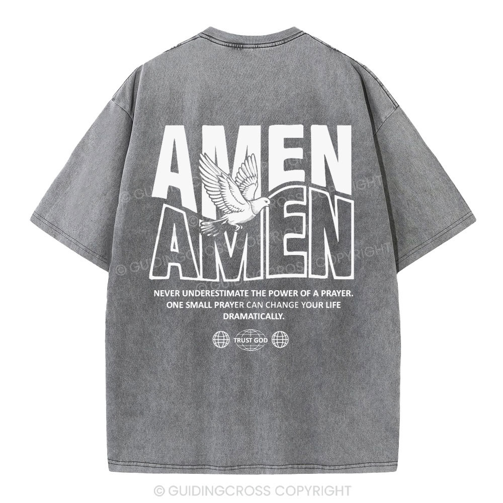 Amen Christian Washed T-Shirt