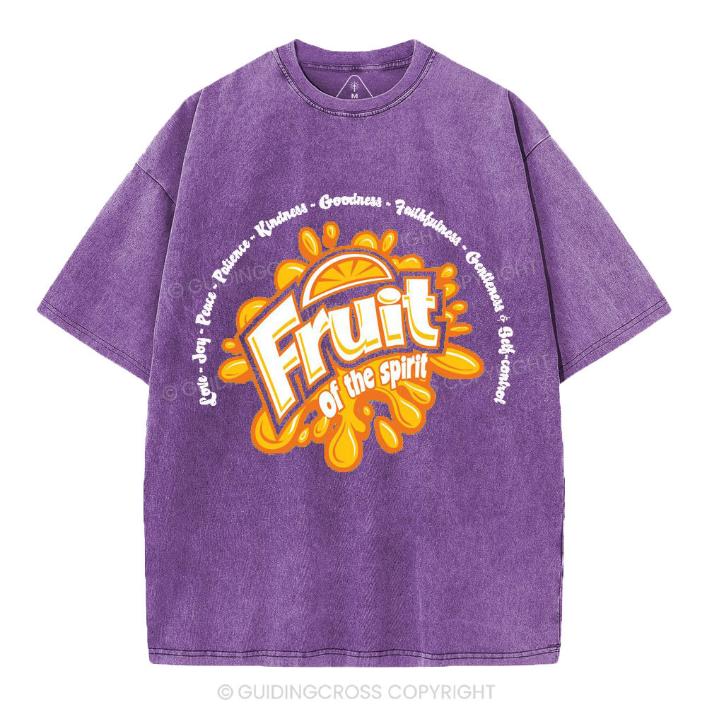 Friut Of The Spirit Christian Washed T-Shirt