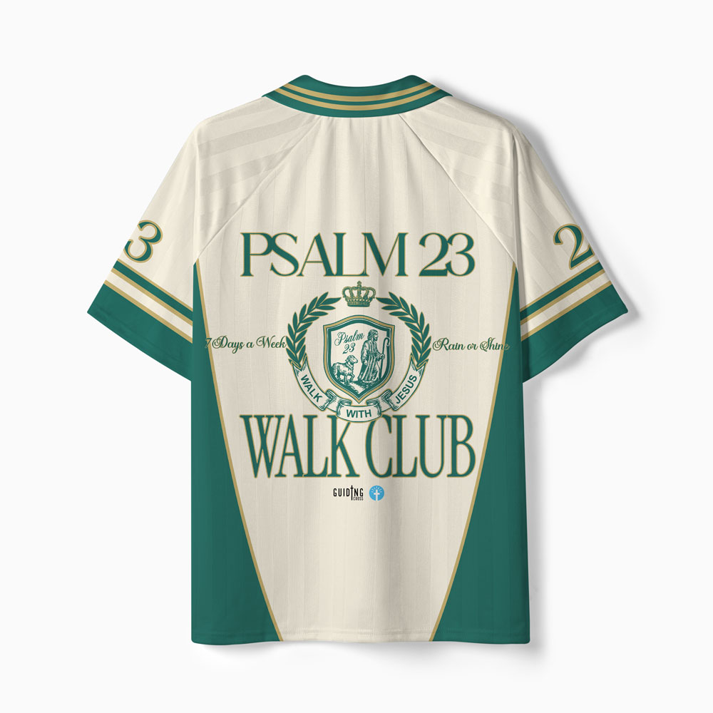 Walk With Jesus Christian Collar Jersey