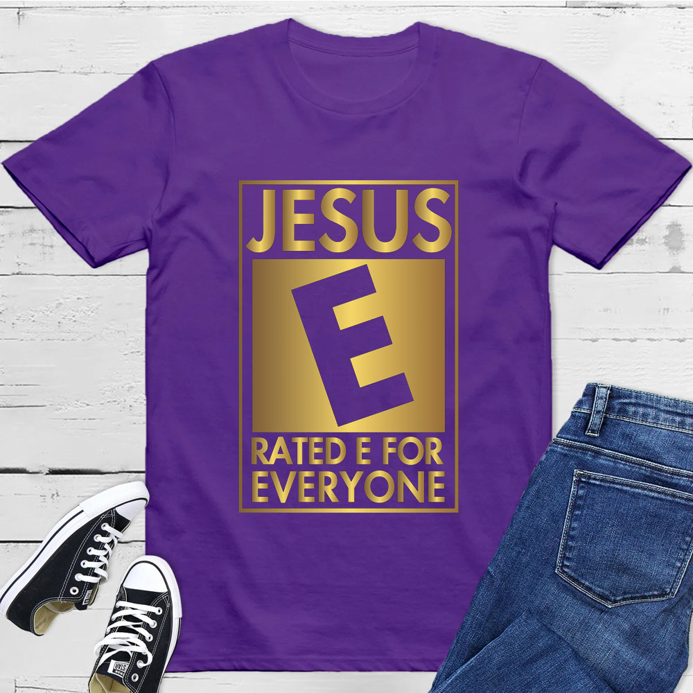 Jesus Rated E Christian T-Shirt
