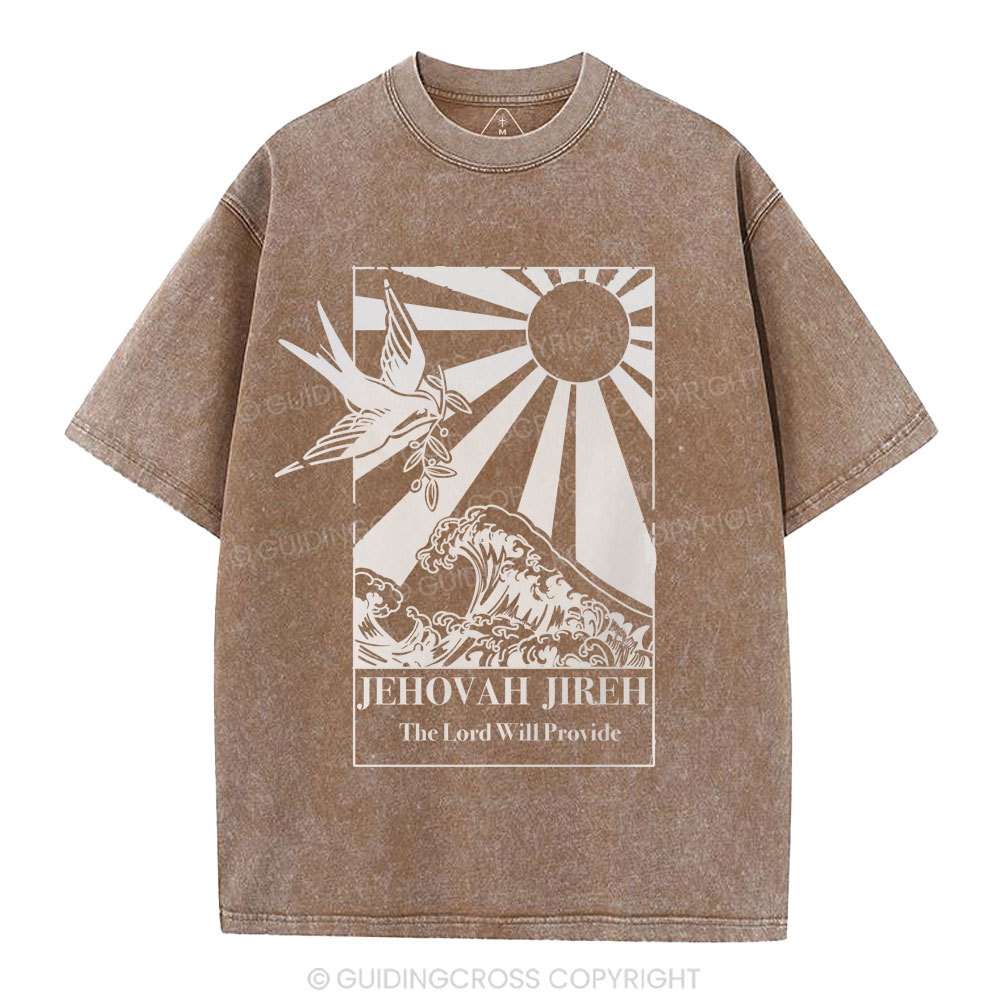 Jehovah Jireh Christian Washed T-Shirt