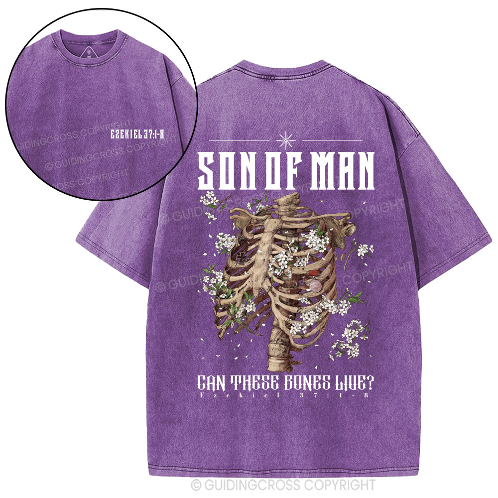 Can These Bones Live Christian Washed T-Shirt
