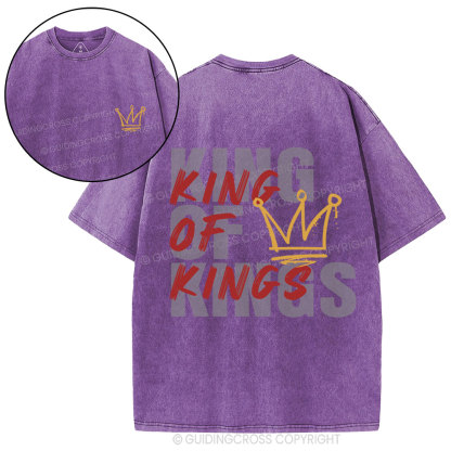 King Of Kings Christian Washed T-Shirt