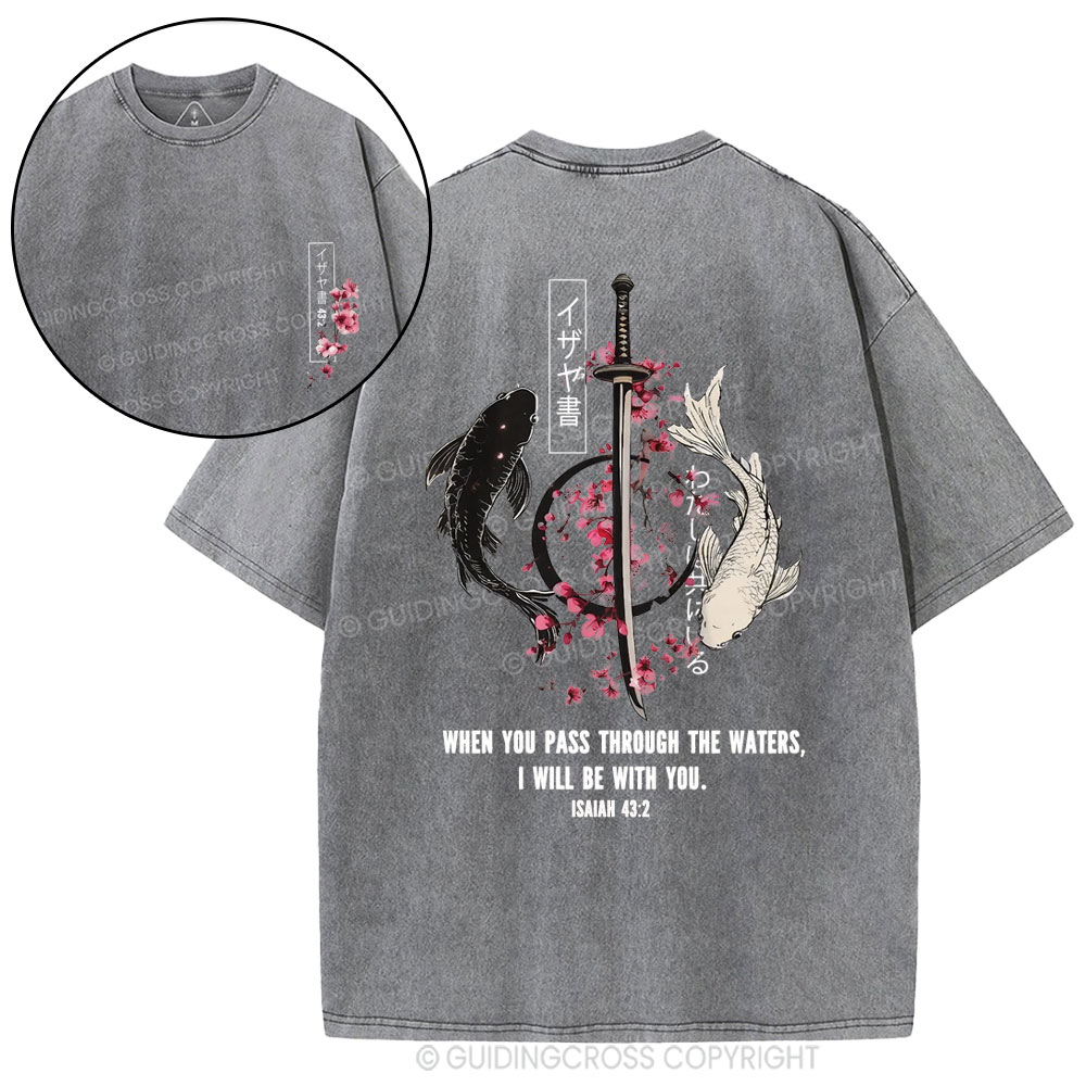 I Will Be With You Christian Washed T-Shirt