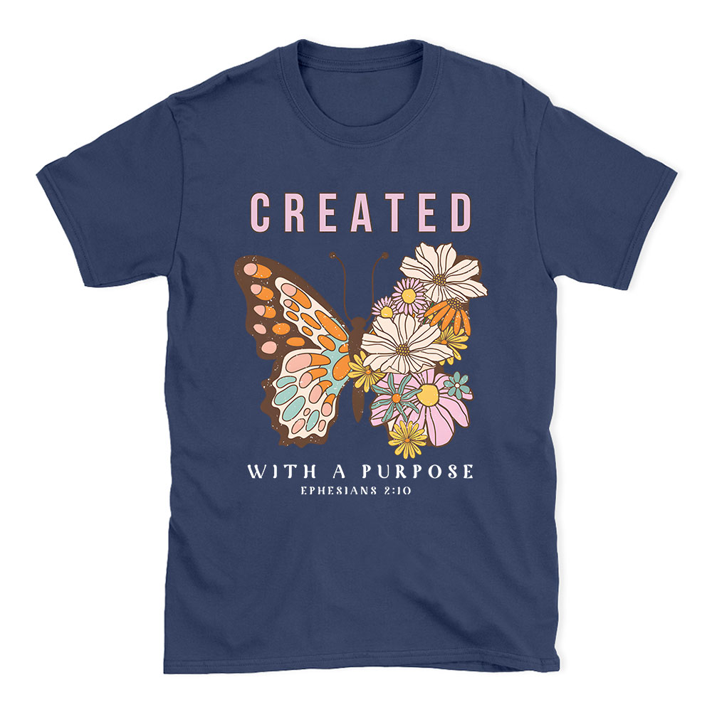 Created With Purpose Christian T-Shirt