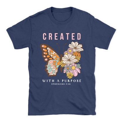 Created With Purpose Christian T-Shirt