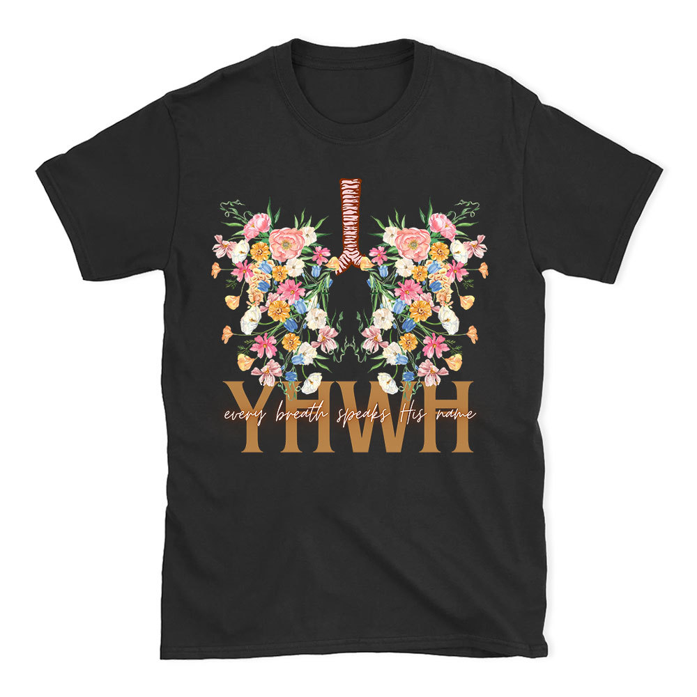 YHWH Floral Christian T-Shirt