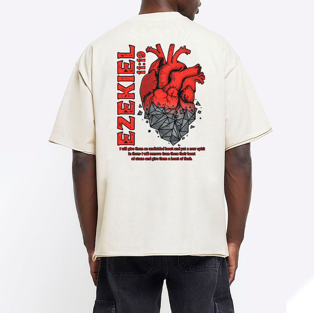 Heart Of Flesh Christian Washed T-Shirt