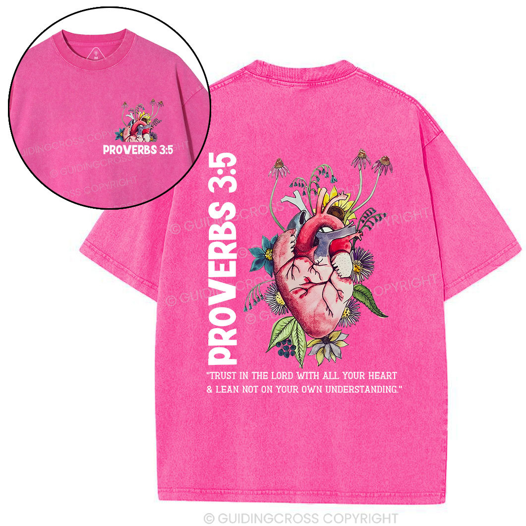 Trust In The Lord Christian Washed T-Shirt