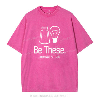 Be These Salt And Light Vintage Washed Christian T-Shirt