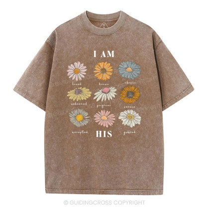 I Am His Christian Washed T-Shirt