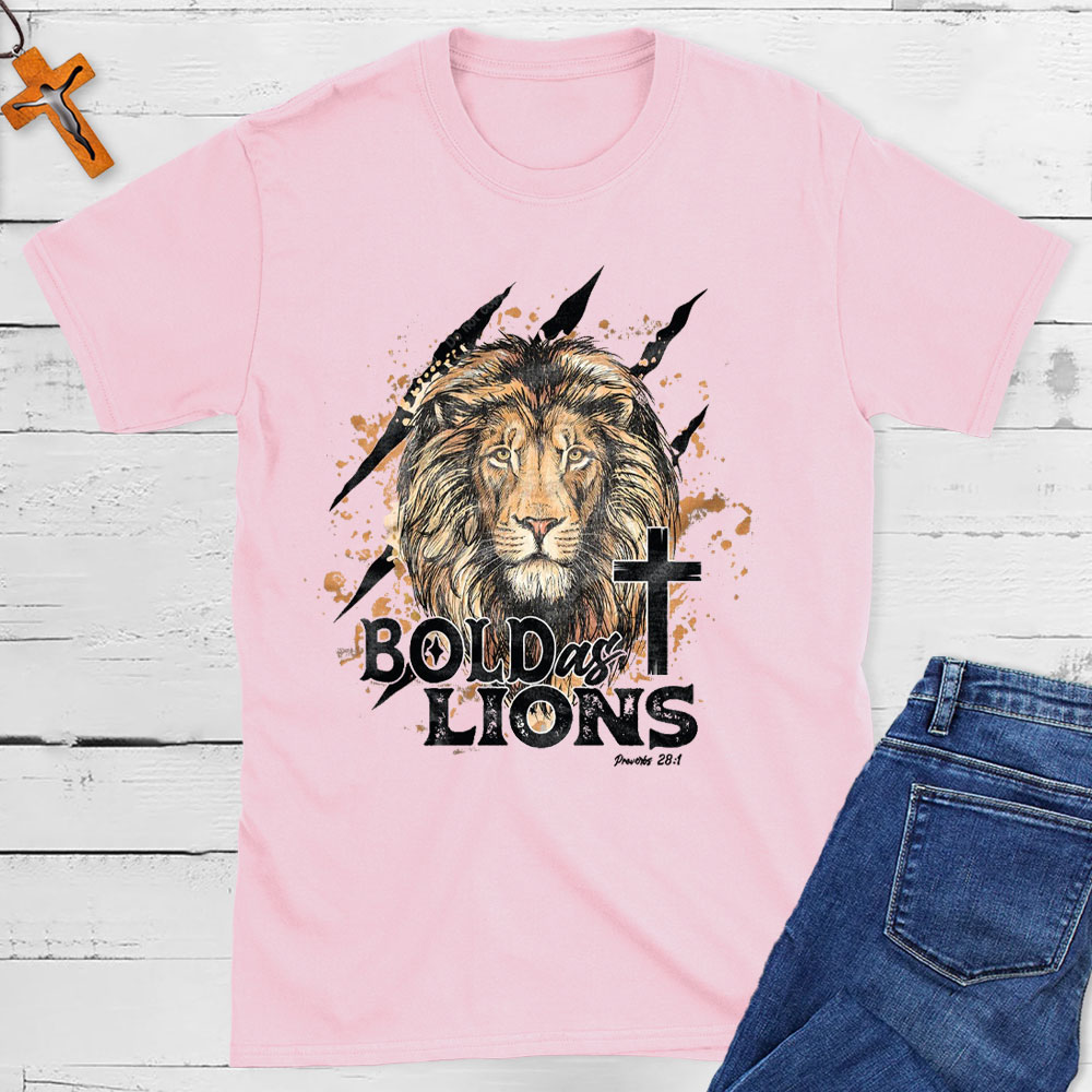 Bold As Lion Christian T-Shirt