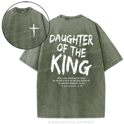 Daughter Of The King Christian Washed T-Shirt