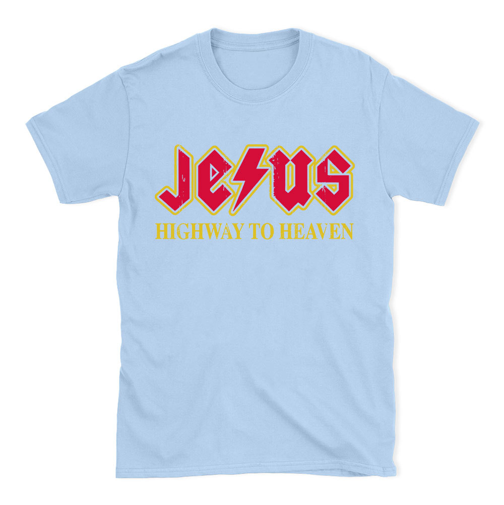 Jesus Highway To Heaven Christian T-Shirt