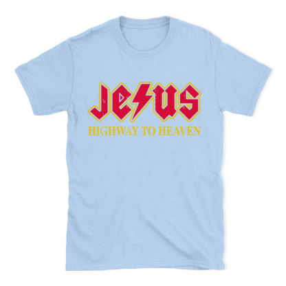 Jesus Highway To Heaven Christian T-Shirt
