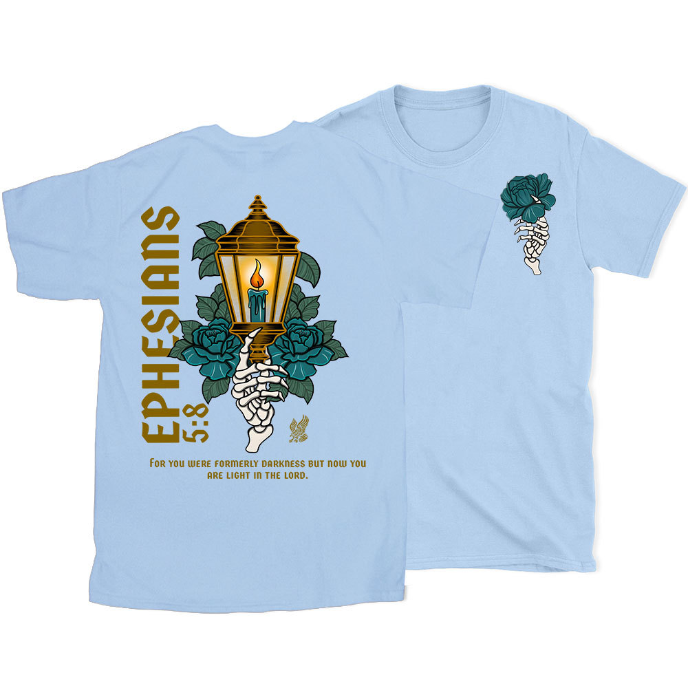 For You Were Formerly Darkness Christian T-Shirt