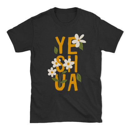 Yeshua With Flower Christian T-Shirt