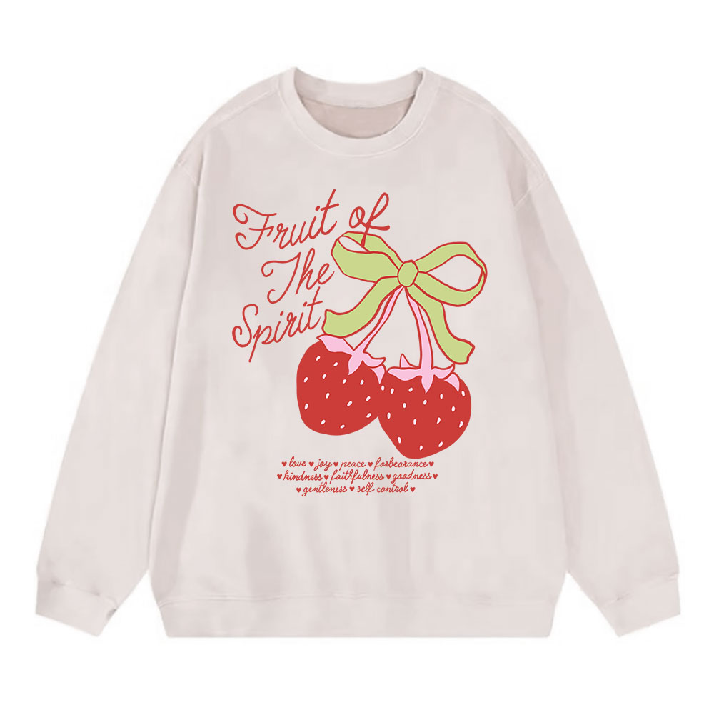 Fruit Of The Spirit Christian Washed Sweatshirt