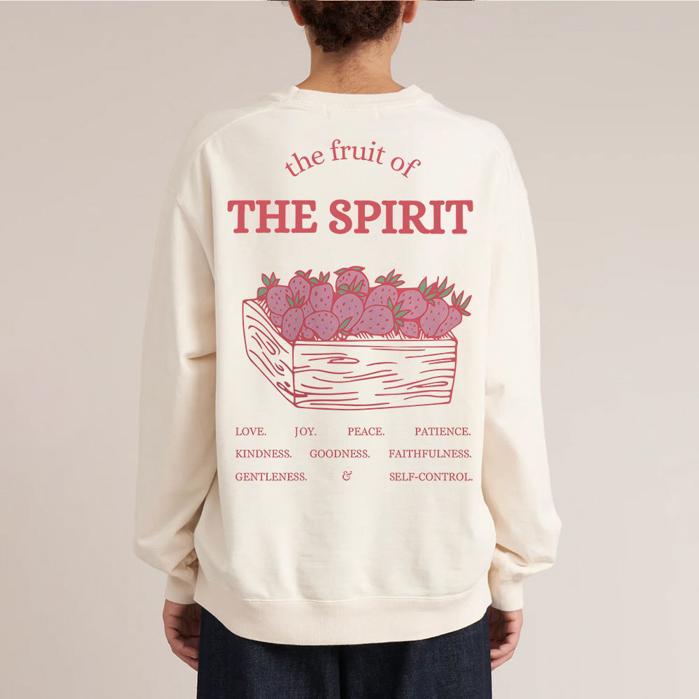 The Fruit Of The Spirit Christian Washed Sweatshirt