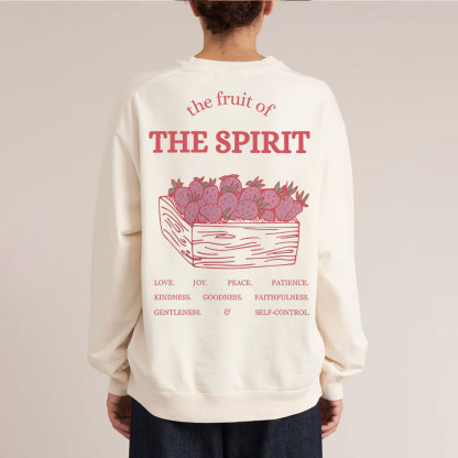 The Fruit Of The Spirit Christian Washed Sweatshirt