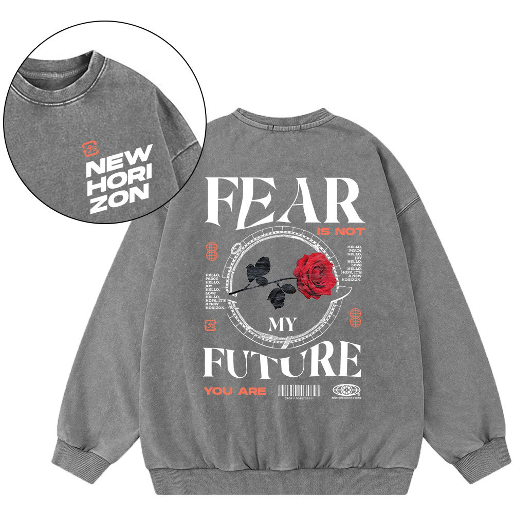 Fear Future Christian Washed Sweatshirt