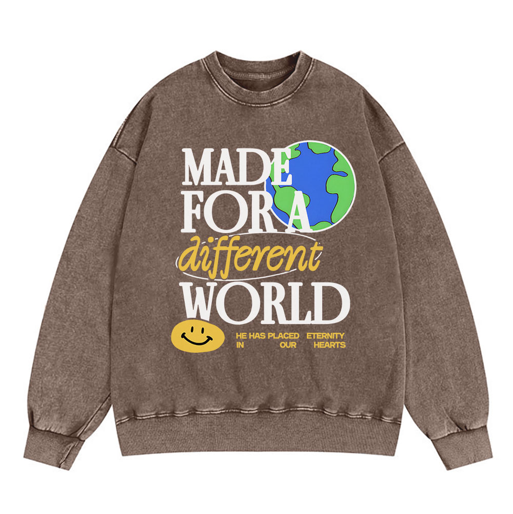 Made For Diffrent World Christian Washed Sweatshirt