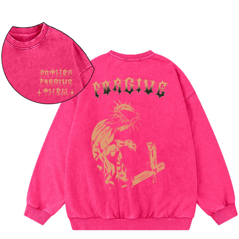 Forgiven Christian Washed Sweatshirt