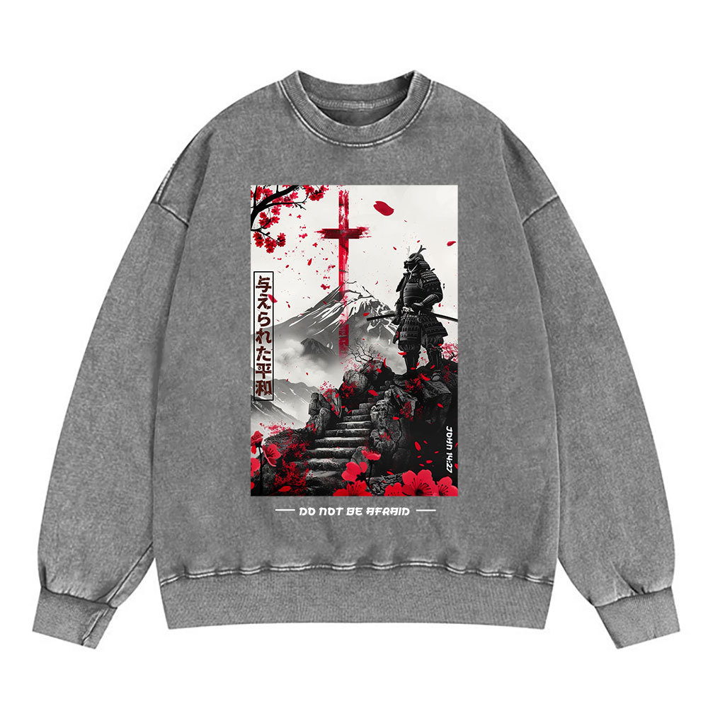 Peace Christian Washed Sweatshirt