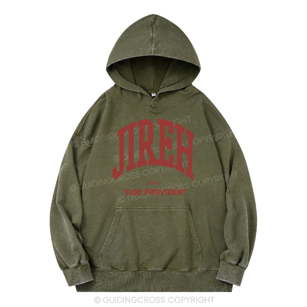 Jireh Christian Washed Hoodie 