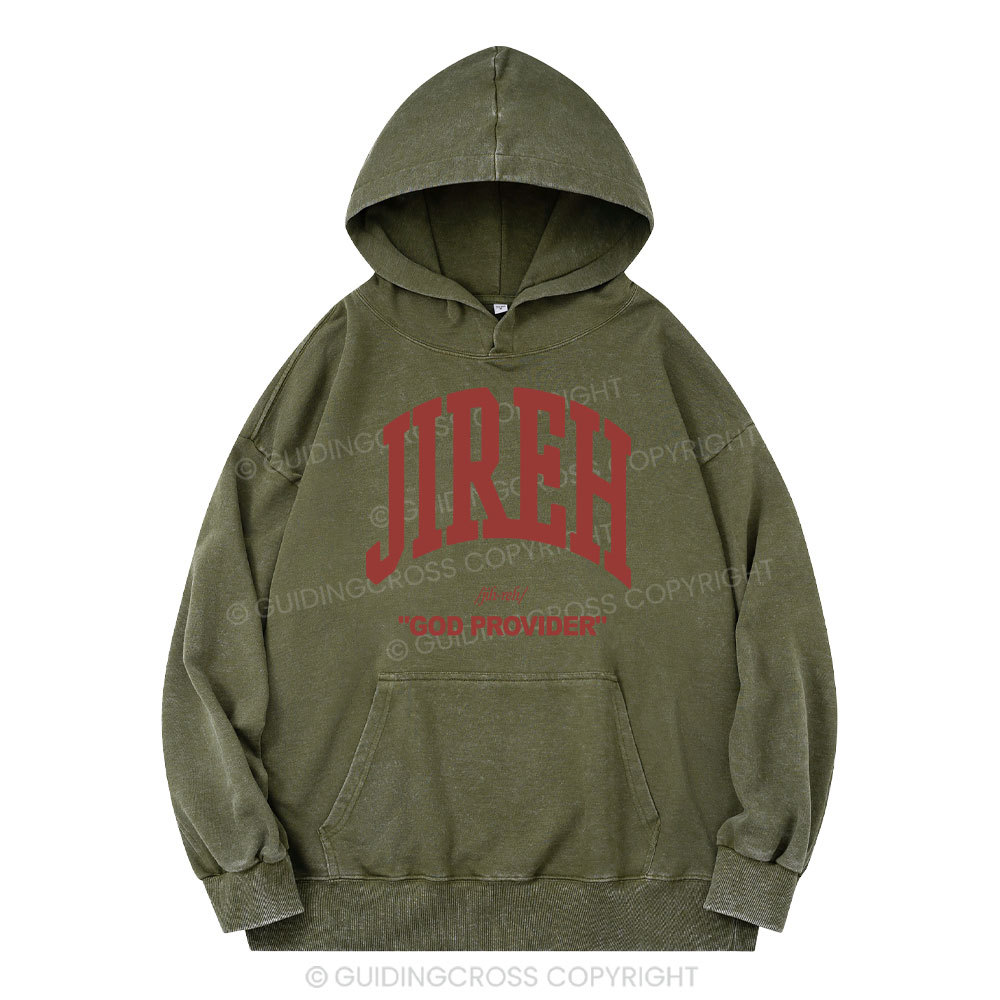 Jireh Christian Washed Hoodie 