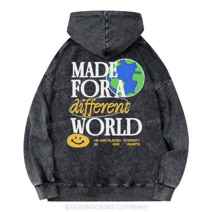 Made For Diffrent World Christian Washed Hoodie
