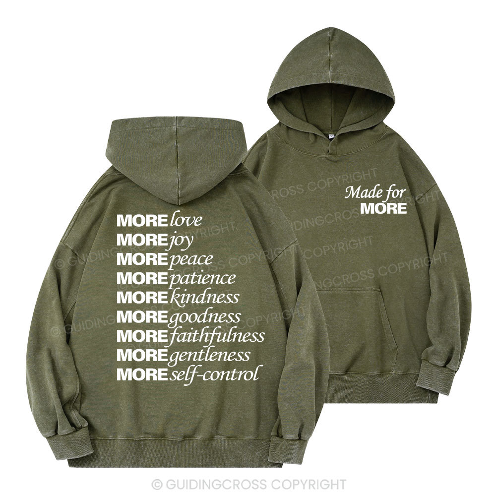 Made For More Christian Washed Hoodie