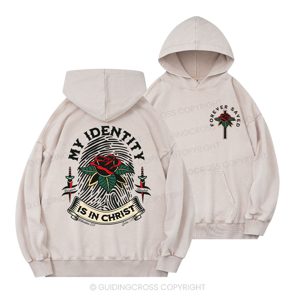 My Identity Christian Washed Hoodie
