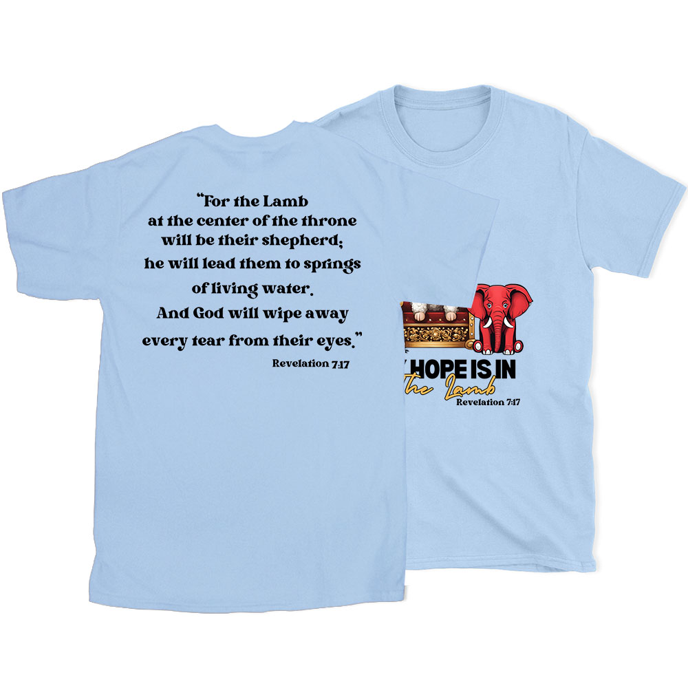 My Hope Is In The Lamb Christian T-Shirt