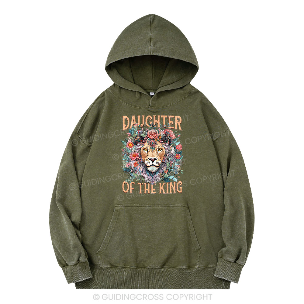 Daughter Of The King Christian Washed Hoodie