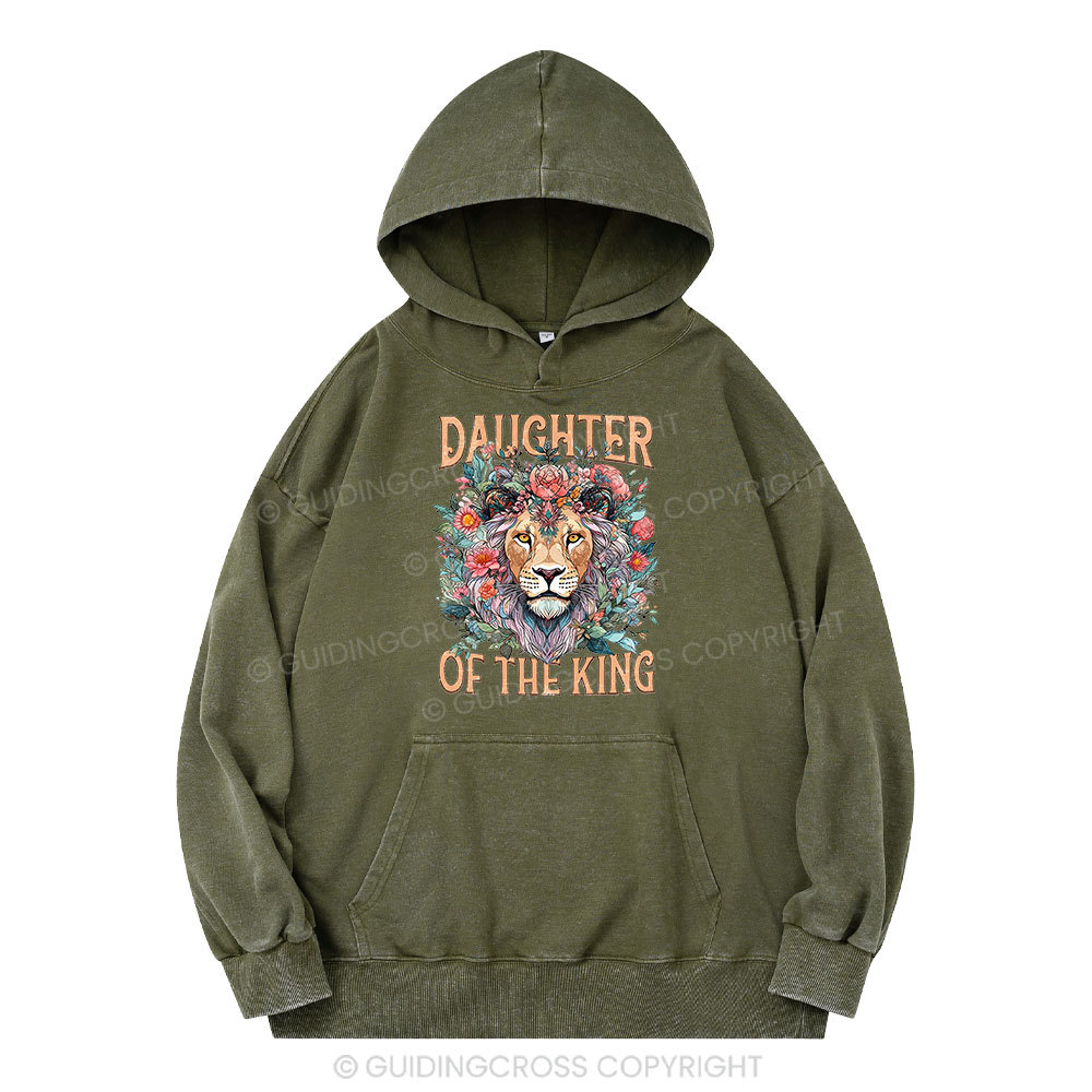 Daughter Of The King Christian Washed Hoodie