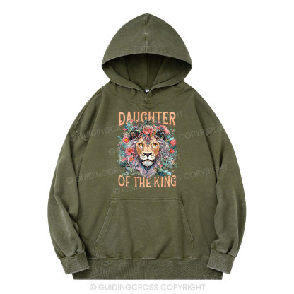 Daughter Of The King Christian Washed Hoodie