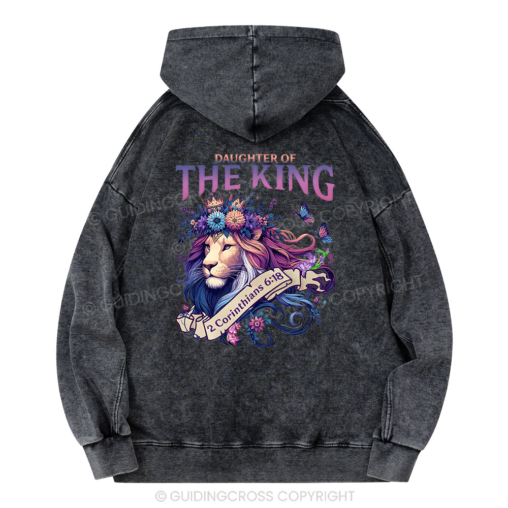 Daughter Of The King Christian Washed Hoodie