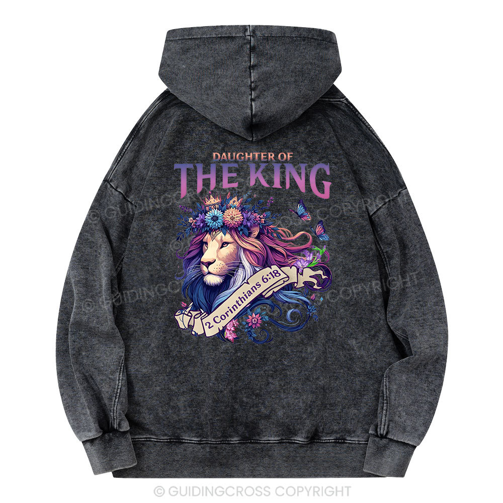 Daughter Of The King Christian Washed Hoodie