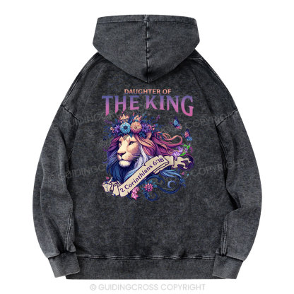 Daughter Of The King Christian Washed Hoodie