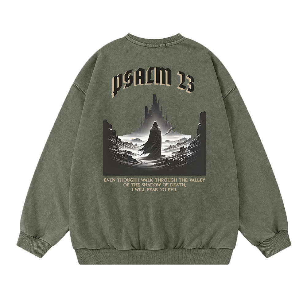 Psalm Christian Washed Sweatshirt