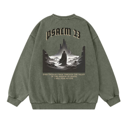 Psalm Christian Washed Sweatshirt