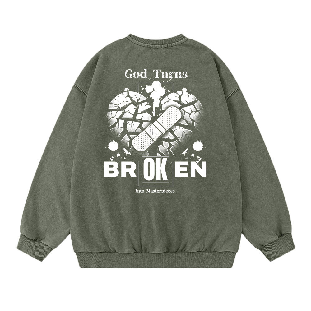 Broken Christian Washed Sweatshirt