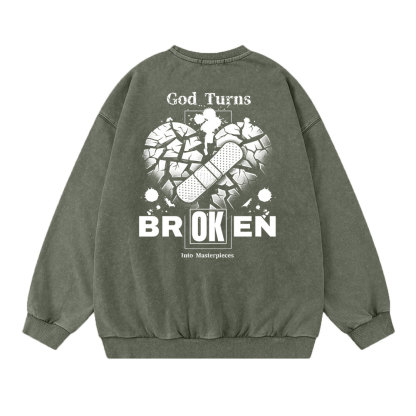 Broken Christian Washed Sweatshirt