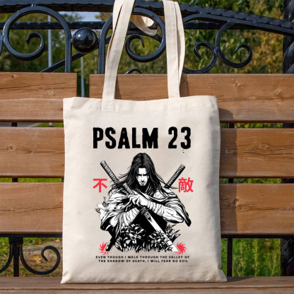 Aesthetic Mens Christian Canvas Tote Bag